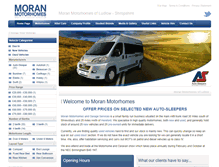 Tablet Screenshot of moranmotorhomes.com